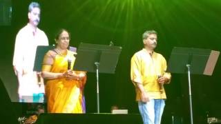 SPB 50 World Tour Detroit  S P B Charan and S P Sailaja sing Malare Mounama [upl. by Ahrendt]