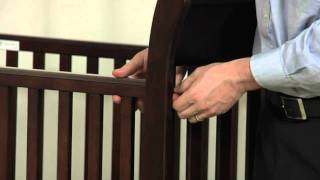 Crib Assembly Sleigh Crib  Pottery Barn Kids [upl. by Merriam]