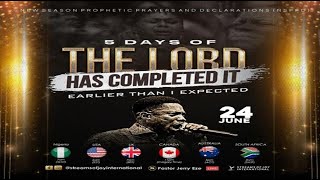 5 DAYS OF THE LORD HAS COMPLETED IT  DAY 1  NSPPD  24TH JUNE 2024 [upl. by Joana]