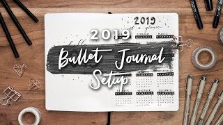 My 2019 Bullet Journal Setup [upl. by Aytnahs]