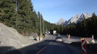 Fahrt über den Fernpass von Süden nach Norden [upl. by Aletha]