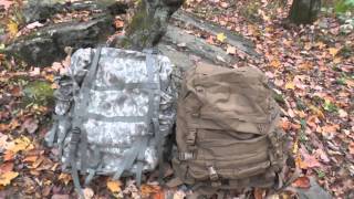 ACU MOLLE II and FILBE Rucksack  Comparison  The Outdoor Gear Review [upl. by Muscolo]