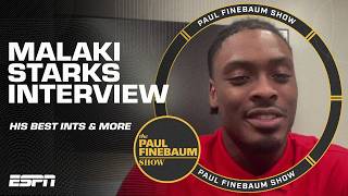 Malaki Starks talks Georgia’s season so far and his journey  Paul Finebaum Show [upl. by Brewster]