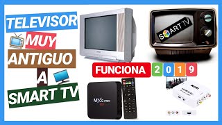 CONVERTIR TELEVISOR MUY ANTIGUO A SMART TV ● FUNCIONA 2024 NO DESAPAREZCAS TU TV ANTIGUO [upl. by Adnarem]