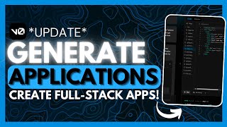 v0 UPDATE Develop HIGH Quality Fullstack App Without Writing ANY Code For FREE [upl. by Hpotsirhc]
