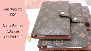 Louis Vuitton Agenda GMMM amp PM 2020 [upl. by Orimlede]