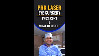 PRK Laser Eye surgery  Pros Cons amp What to Expect  Dr Rohit Shetty Shorts [upl. by Leavelle921]