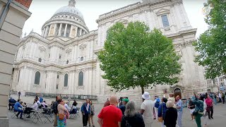 LONDON Temple Station To Bank Walking Tour [upl. by Ramona]