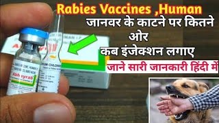 Rabies Vaccine  कुत्ते के काटने पर कौन सी वैक्सीन Inj लगाया जाता है  Abhayrab  Dog Bite Vaccine [upl. by Noiroc823]