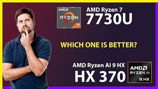 AMD Ryzen 7 7730U vs AMD Ryzen AI 9 HX 370 Technical Comparison [upl. by Nolham188]