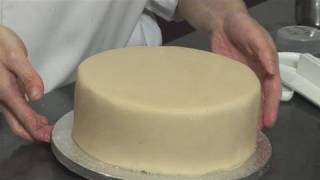 How To Marzipan A Cake [upl. by Annaiel]