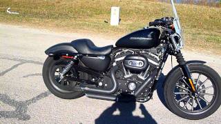 Iron 883  new super reduced reach solo seat and quick release detachable windshield [upl. by Veda]