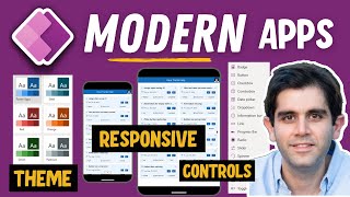 Modernize your Power Apps with Theming Responsive Gallery Designs amp Modern Controls [upl. by Novyart]