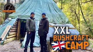 XXL Bushcraft CAMP von Coastal Survival⎥Fraser Christian im Interview Survival Training England [upl. by Ydarb]