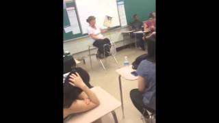 Kid beat boxes while teacher reads Dr Seuss [upl. by Ihsoyim]