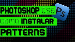 Tutorial Photoshop CS6Como instalar Patterns [upl. by Indys]