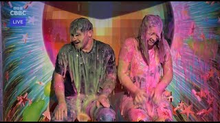 Great British Bake Offs Matty Edgell and Tasha Stones Get Gunged on Saturday MashUp [upl. by Hamirak]