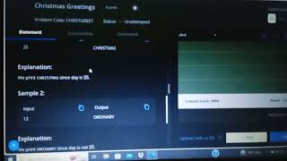 Christmas Greetings java codechef solution [upl. by Sherborn914]
