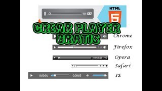 COMO CREAR UN REPRODUCTOR HTML 5  MÉTODO FÁCIL 2019 [upl. by Biggs]