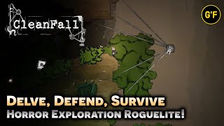 TERROR Awaits You in The Depths  Horror Survivor Roguelite  CLEANFALL  Gameplay [upl. by Knah]