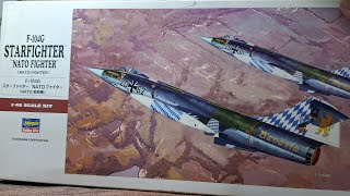 Building Scale Model Aircraft  Hasegawa F104G Starfigher 148 Scale Aircraft  Part 3 [upl. by Drallim]