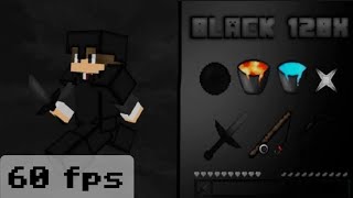 black 128x texture pack 60  fps credit XsDniedPvPer😱😎minecraftgameplay combo skywars fyp [upl. by Colb]