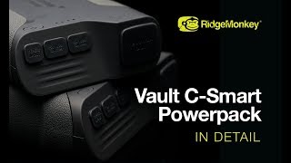 RidgeMonkey Vault CSmart Powerpack  In Detail [upl. by Aisatna381]