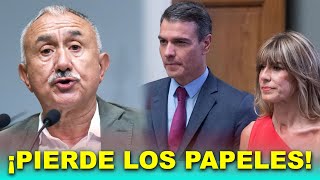 Pepe Álvarez UGT PIERDE LOS PAPELES por defender a Sánchez y Begoña Gómez [upl. by Oicafinob]