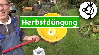 Rasen düngen im Herbst  Tipps und Tricks [upl. by Dominica]