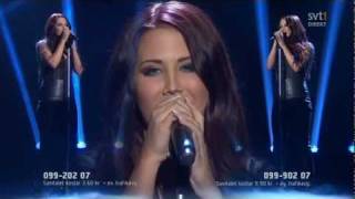 Molly Sandén  Why Am I Crying  Live Melodifestivalen 2012 [upl. by Cone]