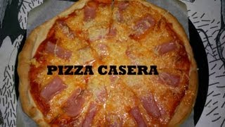 MASA PARA PIZZA CASERA [upl. by Einnoj]