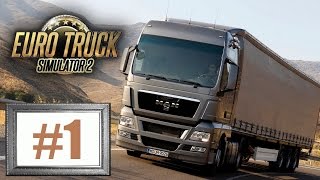 Pierwsza trasa  Euro Truck Simulator 2 1 gameplay pl [upl. by Chouest]