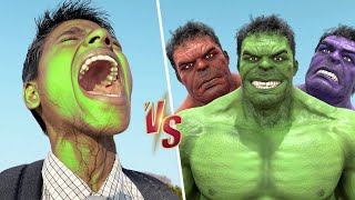 Hollywood Hulk Transformation In Real Life 45 Minutes Compilation  hulkfilm hulktransformation [upl. by Sueaddaht803]