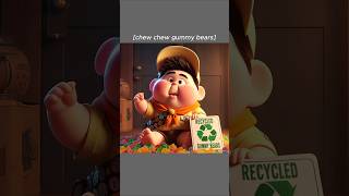 Russell Chews Delicious Gummy Bears 🍬🎈Ai Edition shorts funny memes [upl. by Portia]