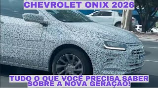 Novo Chevrolet Onix 2026 Descubra as Novidades no Hatch e Sedã [upl. by Matthieu118]