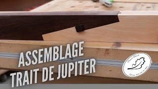 Faire un assemblage à trait de jupiter [upl. by Elleahcim]