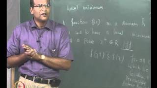 Mod01 Lec29 Unimodal function and search methods [upl. by Whatley]