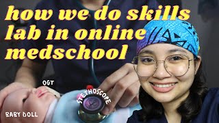 Online pedia skills lab ngt and ogt insertion OSCE practice  CIM med vlog by Justine Rama [upl. by Colton]