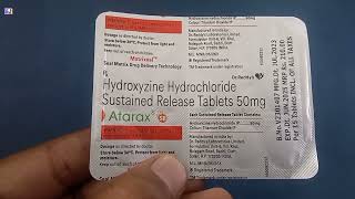 Atarax SR Tablet  Atarax SR 50 Tablet  Hydroxyzine Hydrochloride Tablet  Atarax SR 50mg Tablet [upl. by Anitniuq973]