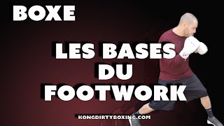 BOXE  LES BASES DU FOOTWORK déplacement [upl. by Oiciruam]