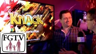 Knack PS4 Level 1 Gameplay and Interview [upl. by Janene293]