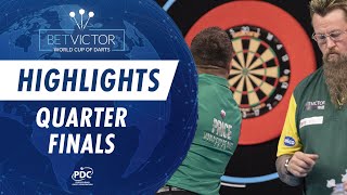 QuarterFinals Highlights  2020 BetVictor World Cup of Darts [upl. by Arreit]