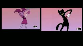 other friends cartoon cat and spinel Reversed [upl. by Noxas]