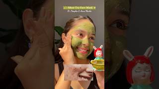 Neem face mask ft Pimples amp Acne marks🌿 skincare trendingshorts glowingskin youtubeshorts [upl. by Jeggar773]