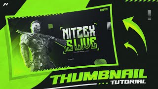 Create This Abstract Gaming Thumbnail On PSCC  Latest Gaming Thumbnail Tutorial On Android  Nitzex [upl. by Rintoul366]