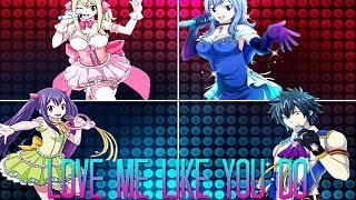 Nightcore  Love Me Like You Do Switching Vocals  Lyrics [upl. by Bryana]