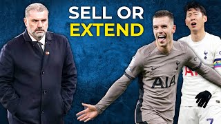 Postecoglou to make decision over 6 Tottenham stars whose contracts expire soon [upl. by Einnel561]