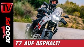 Die Yamaha Tenere 700 als Normalverbraucher  Test auf der Straße [upl. by Thorncombe]