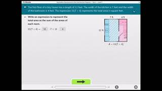 IReady Lesson F Equivalent Expressions and The Distributive Property Answers [upl. by Edrahc]