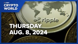 XRP pops as court orders Ripple to pay 125M legal battle with SEC nears end CNBC Crypto World [upl. by Ahsemat]